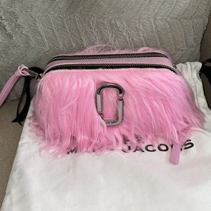 Marc Jacobs Pink Fluffy Crossbody Bag